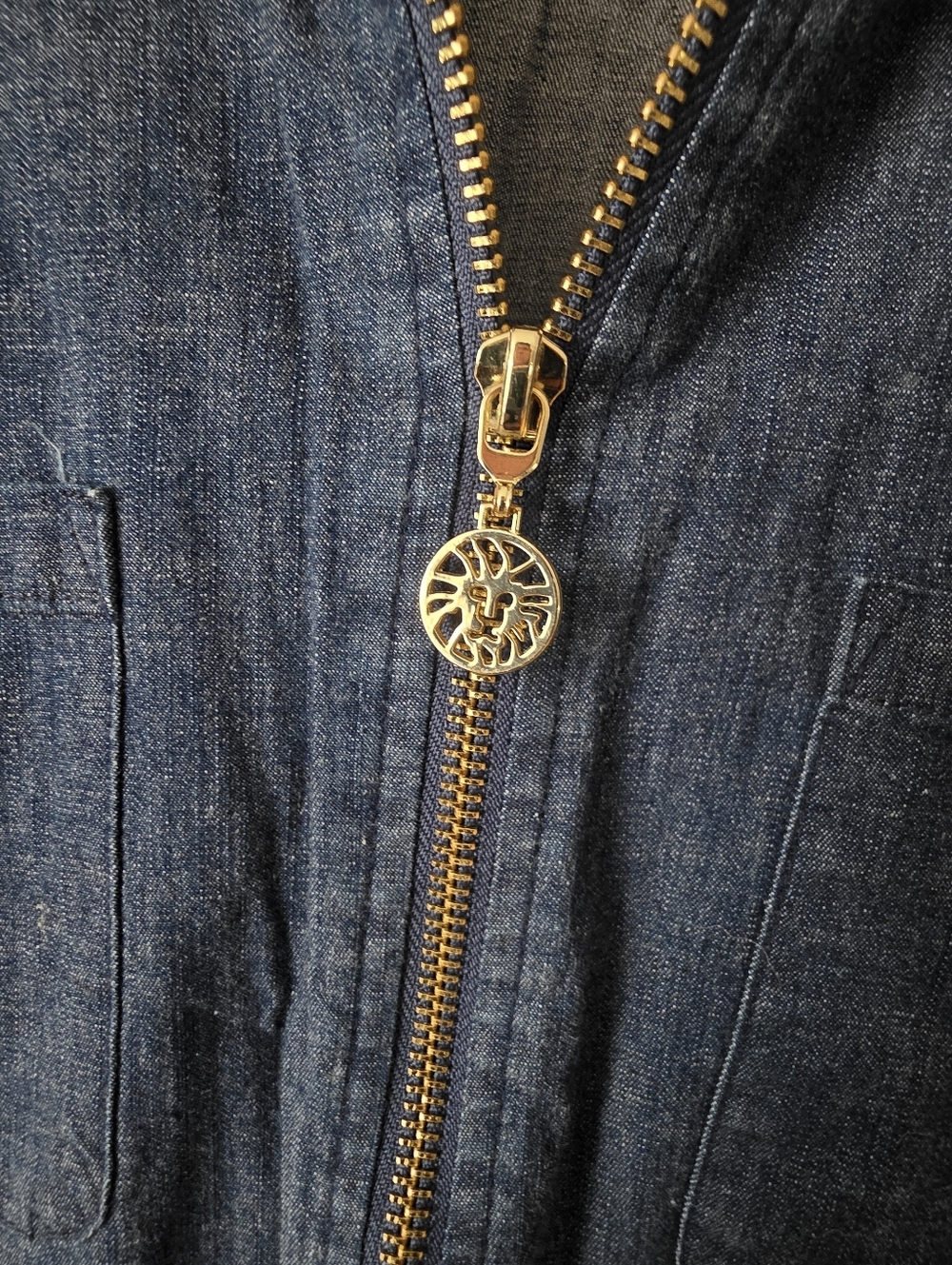Casual Blue DENIM Dress - Picture 4 of 6